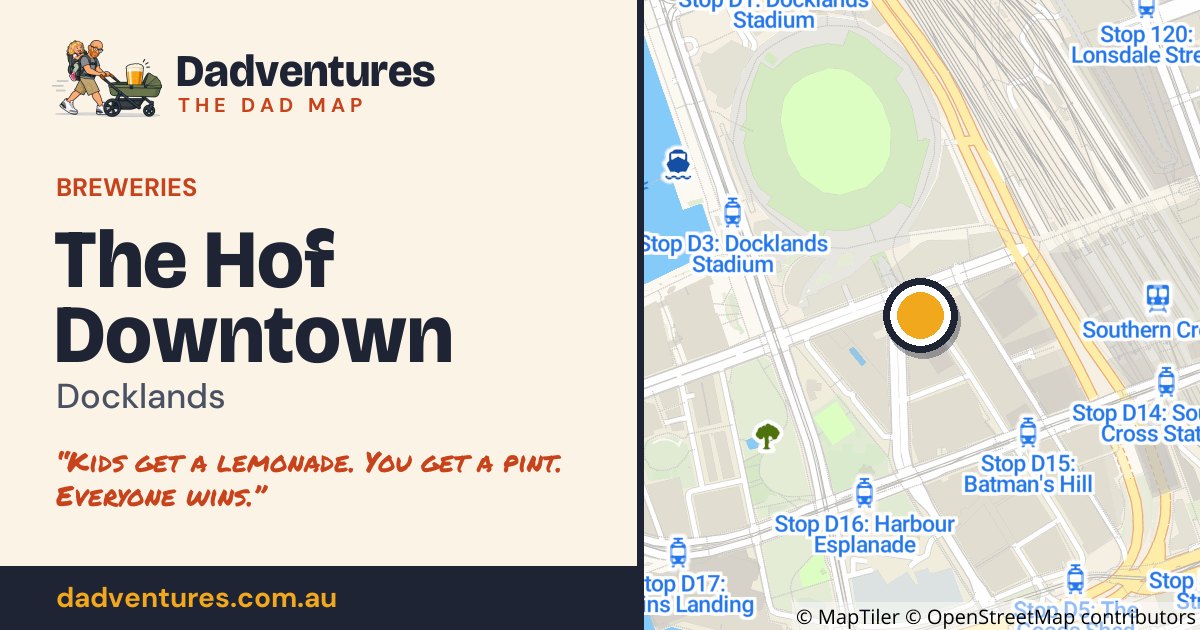 The Hof Downtown on the Dad Map