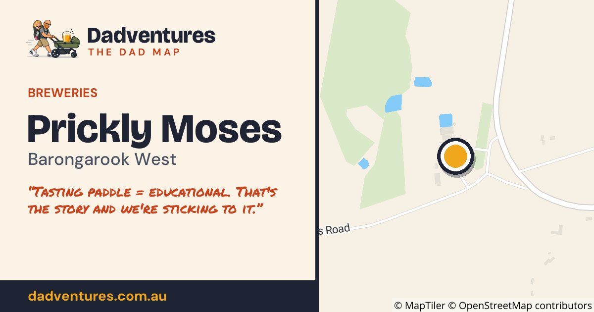 Prickly Moses on the Dad Map