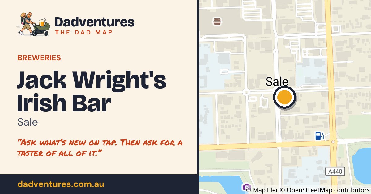 Jack Wright's Irish Bar on the Dad Map
