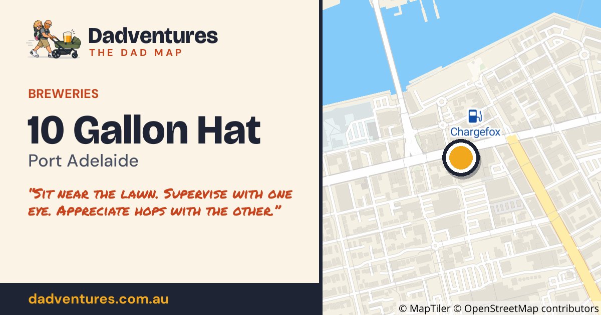 10 Gallon Hat on the Dad Map