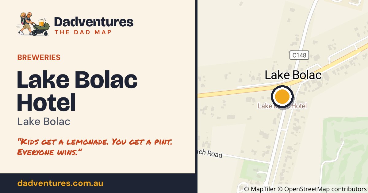Lake Bolac Hotel on the Dad Map