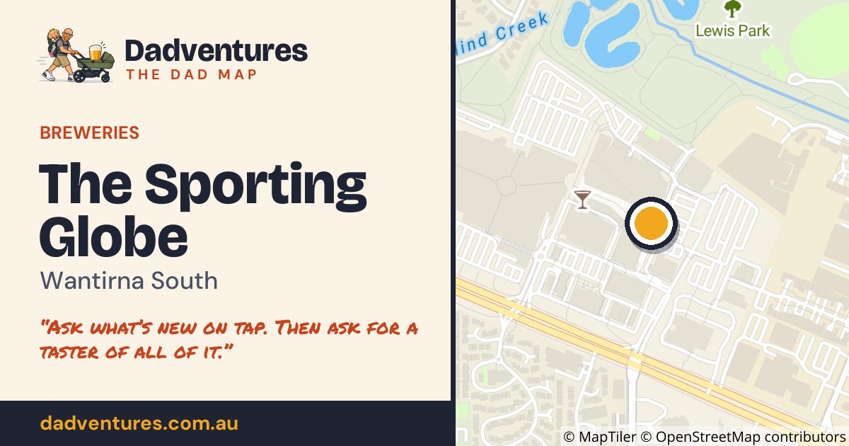 The Sporting Globe on the Dad Map