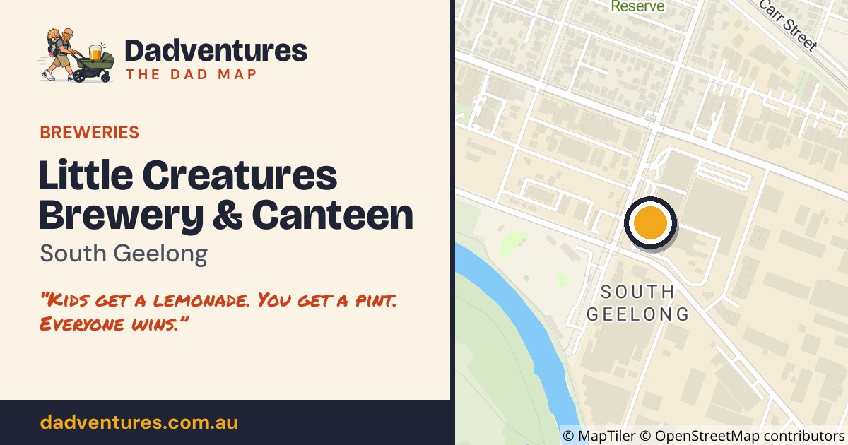 Little Creatures Brewery & Canteen on the Dad Map
