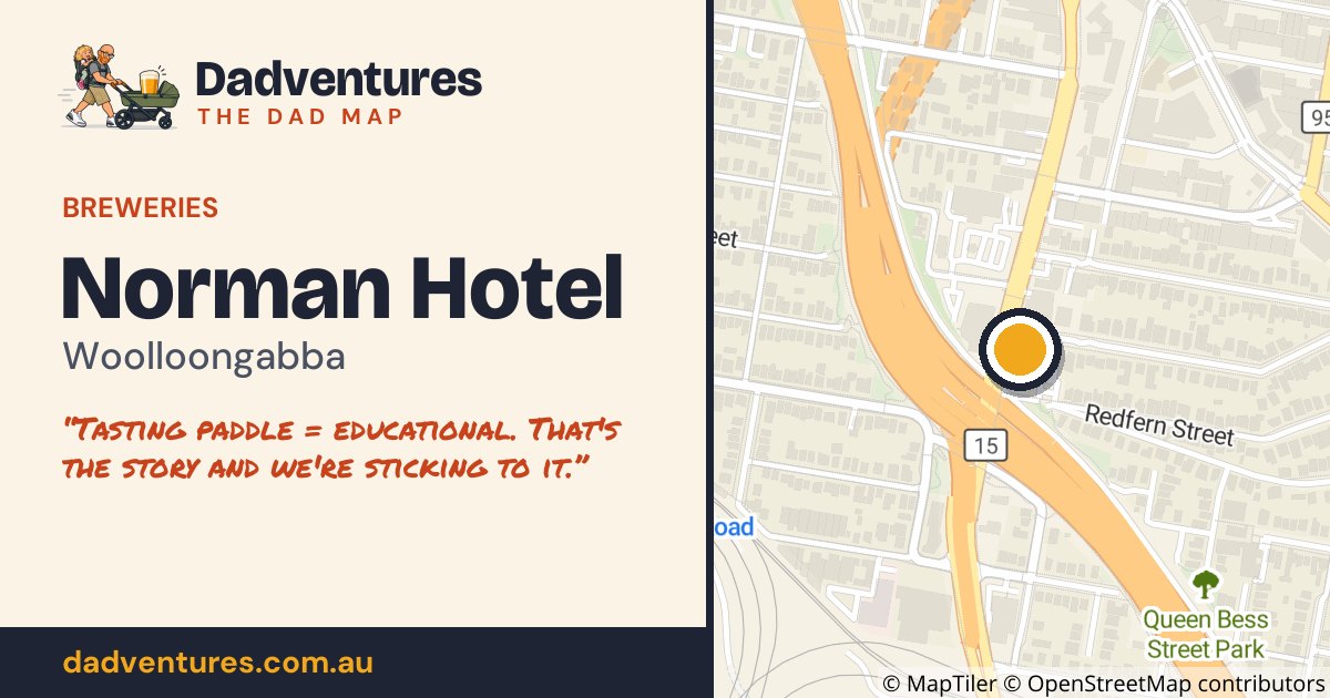 Norman Hotel on the Dad Map