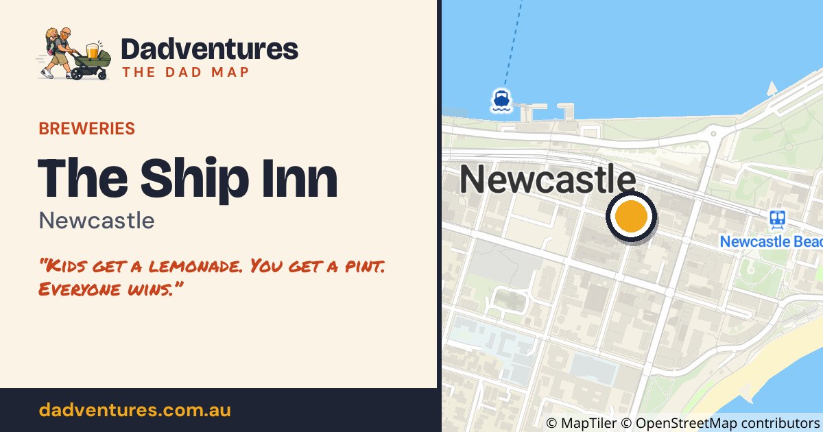 The Ship Inn on the Dad Map
