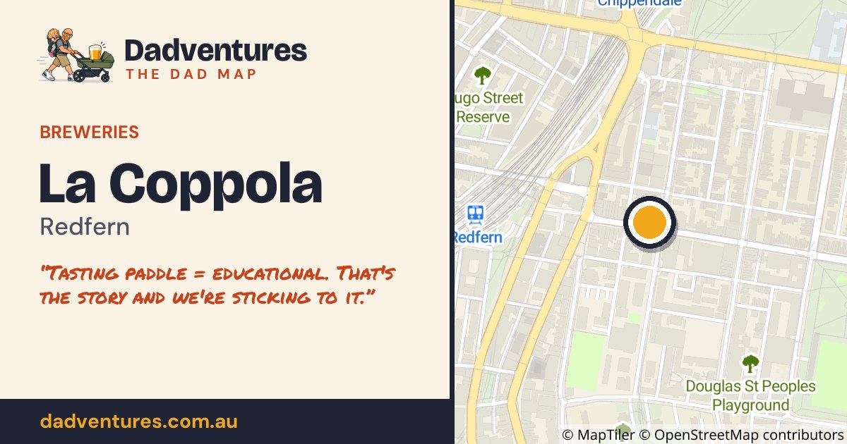 La Coppola on the Dad Map