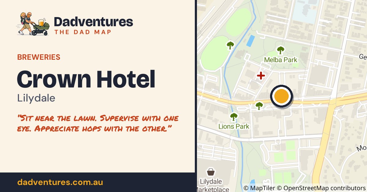 Crown Hotel on the Dad Map