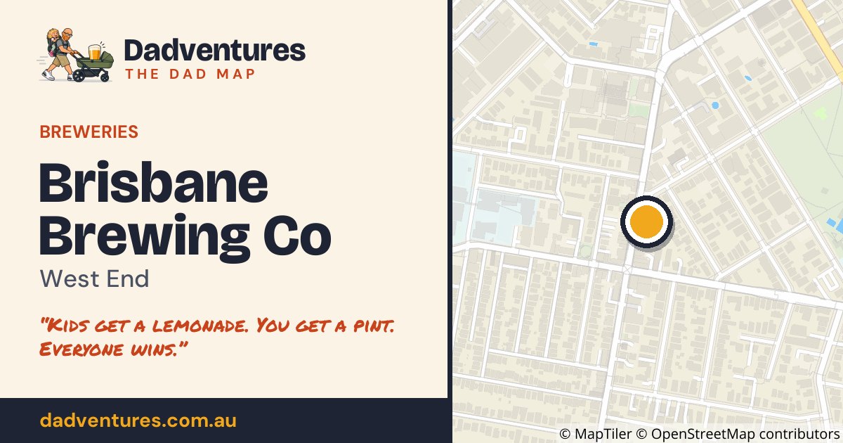 Brisbane Brewing Co on the Dad Map