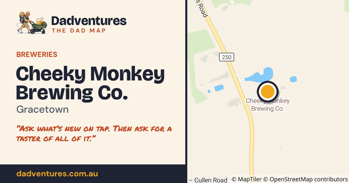 Cheeky Monkey Brewing Co. on the Dad Map