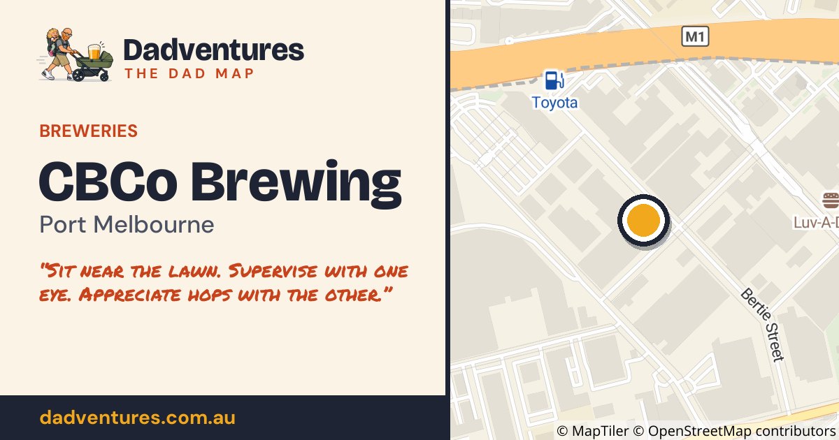 CBCo Brewing on the Dad Map