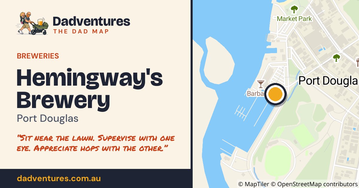 Hemingway's Brewery on the Dad Map