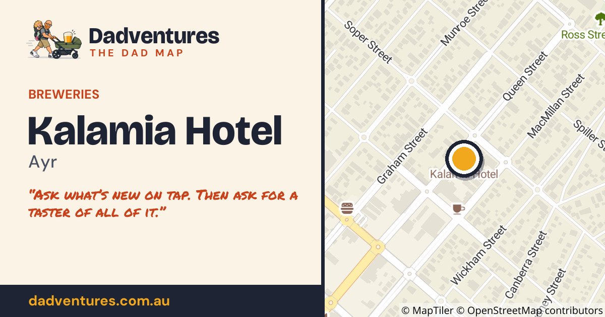 Kalamia Hotel on the Dad Map