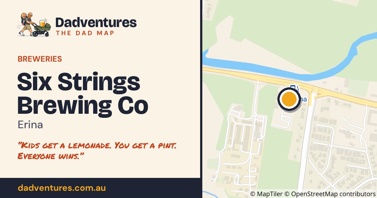 Six Strings Brewing Co on the Dad Map