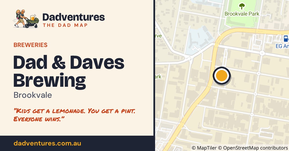 Dad & Daves Brewing on the Dad Map