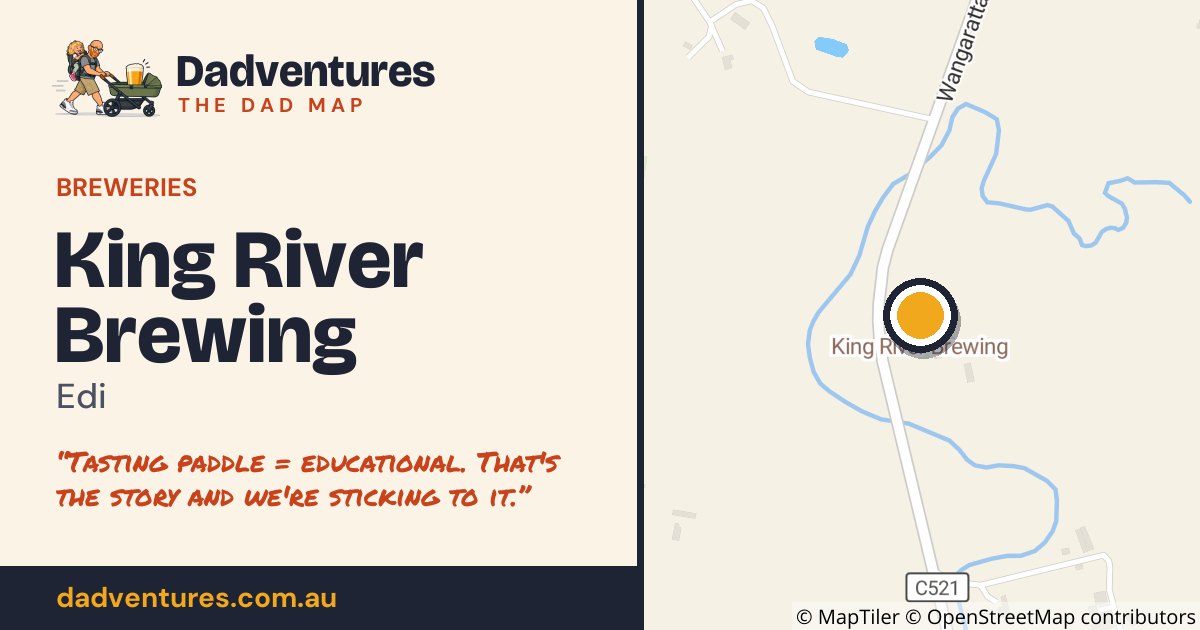 King River Brewing on the Dad Map