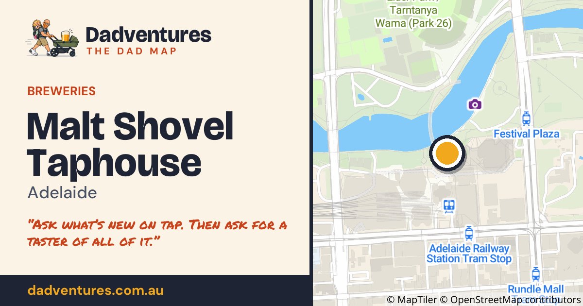 Malt Shovel Taphouse on the Dad Map