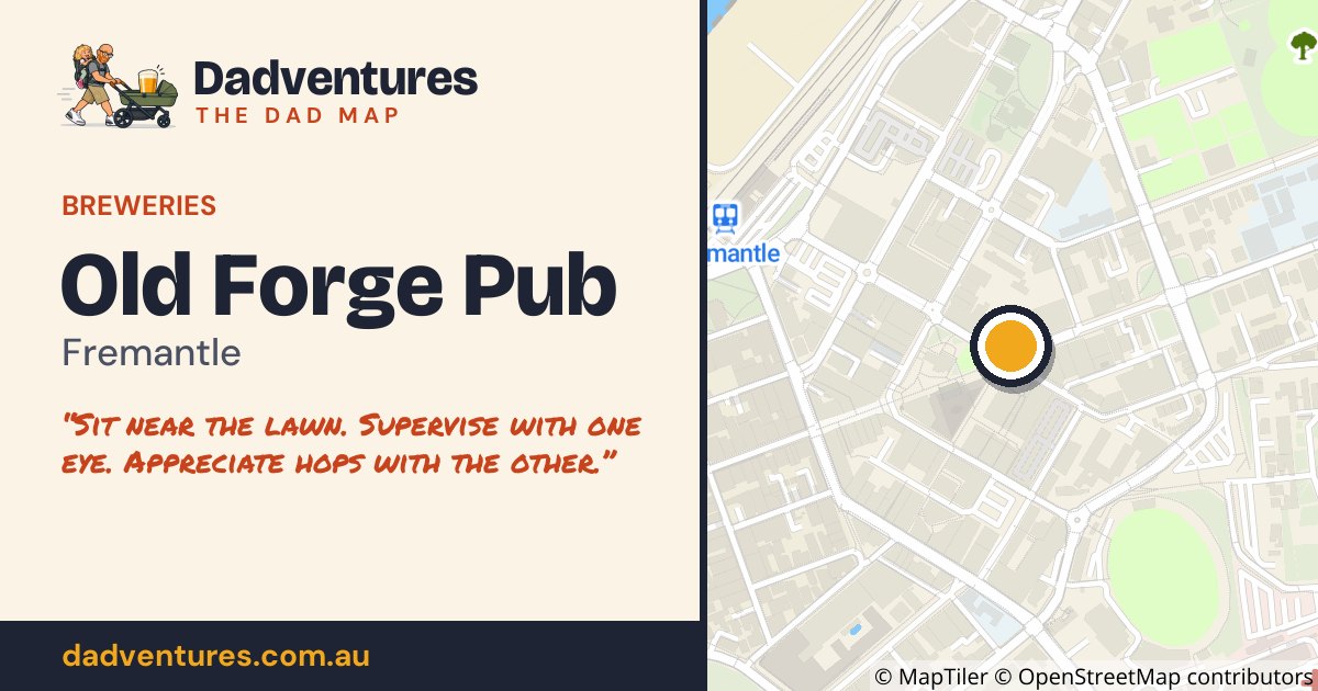 Old Forge Pub on the Dad Map