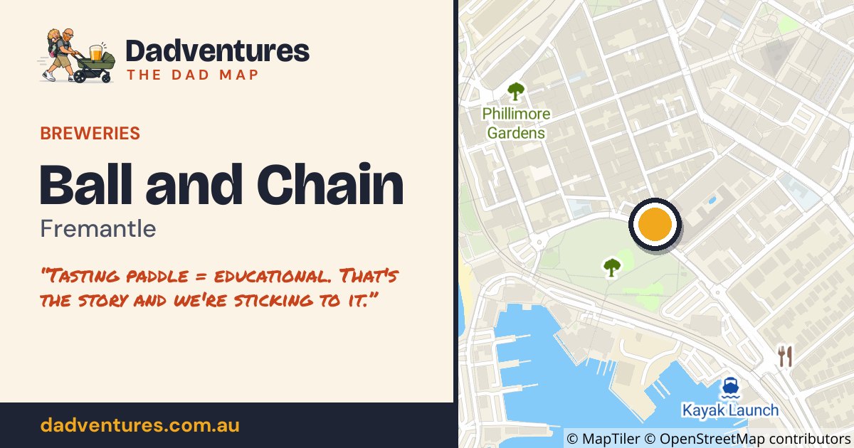 Ball and Chain on the Dad Map