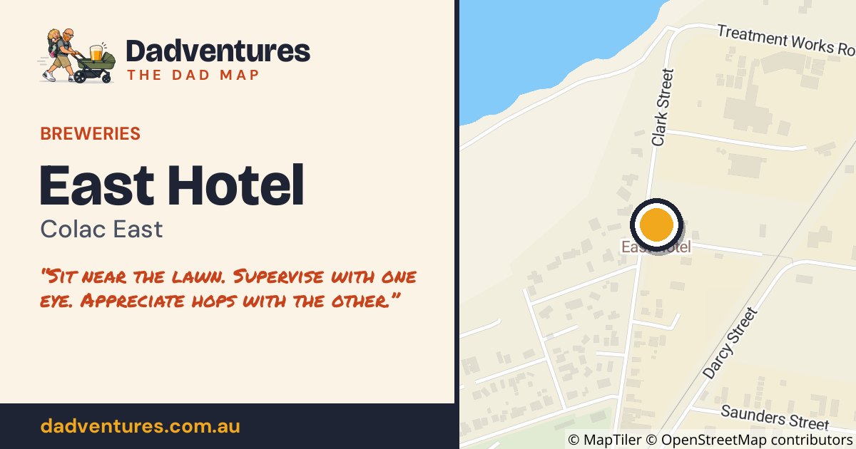 East Hotel on the Dad Map