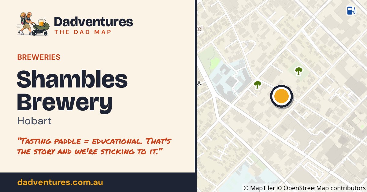 Shambles Brewery on the Dad Map