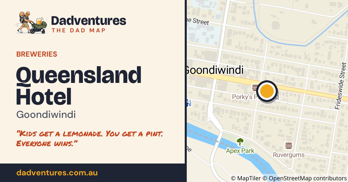 Queensland Hotel on the Dad Map
