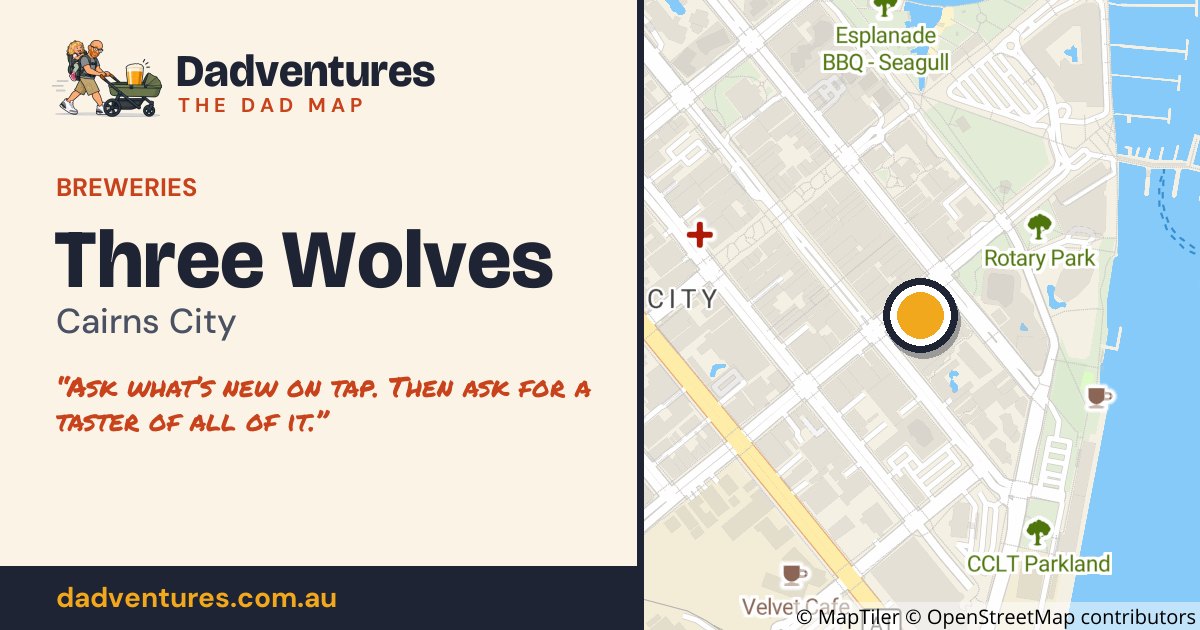 Three Wolves on the Dad Map