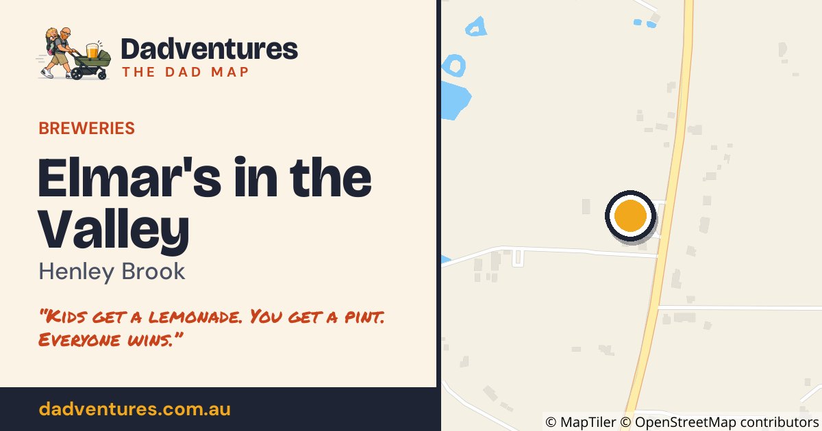 Elmar's in the Valley on the Dad Map