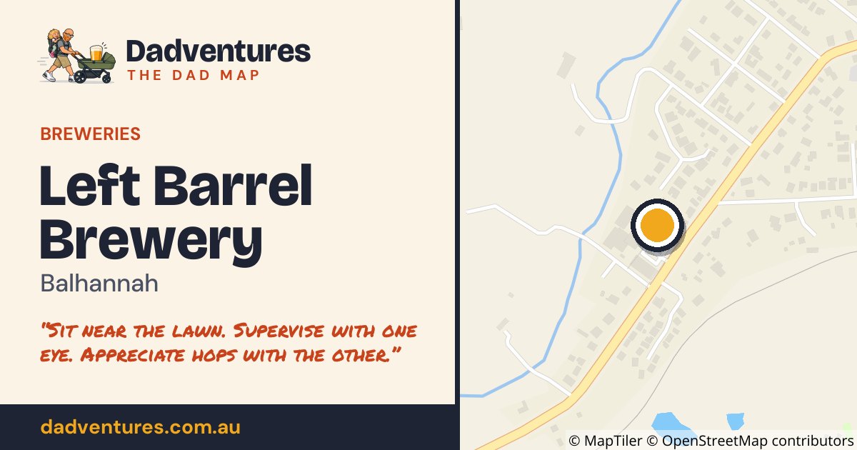 Left Barrel Brewery on the Dad Map