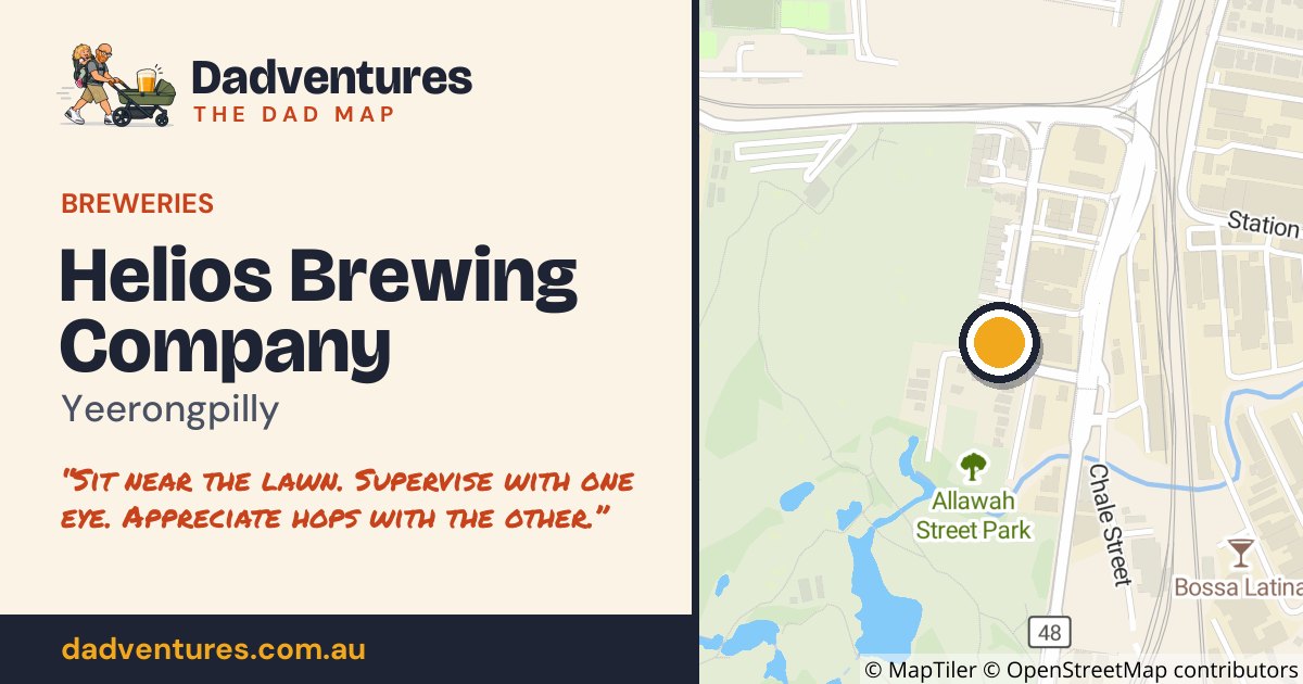 Helios Brewing Company on the Dad Map
