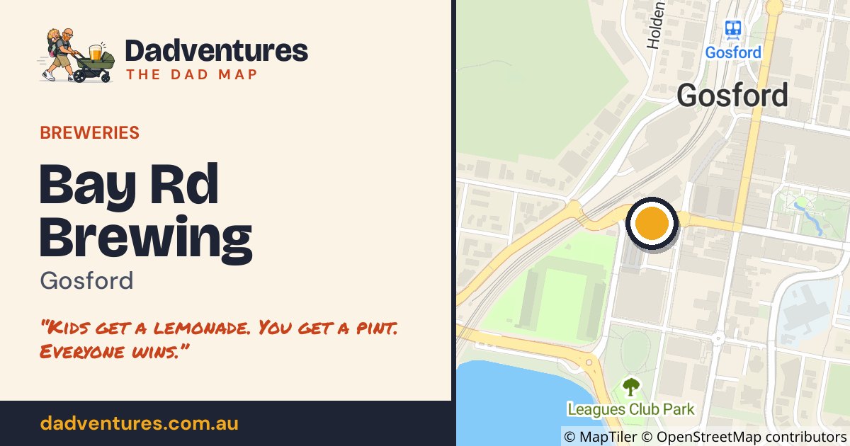 Bay Rd Brewing on the Dad Map