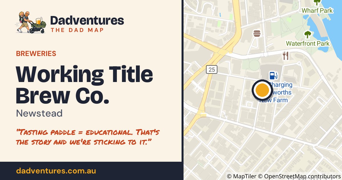 Working Title Brew Co. on the Dad Map