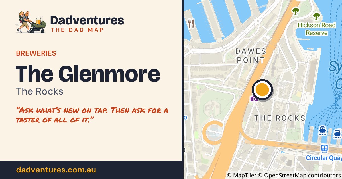 The Glenmore on the Dad Map