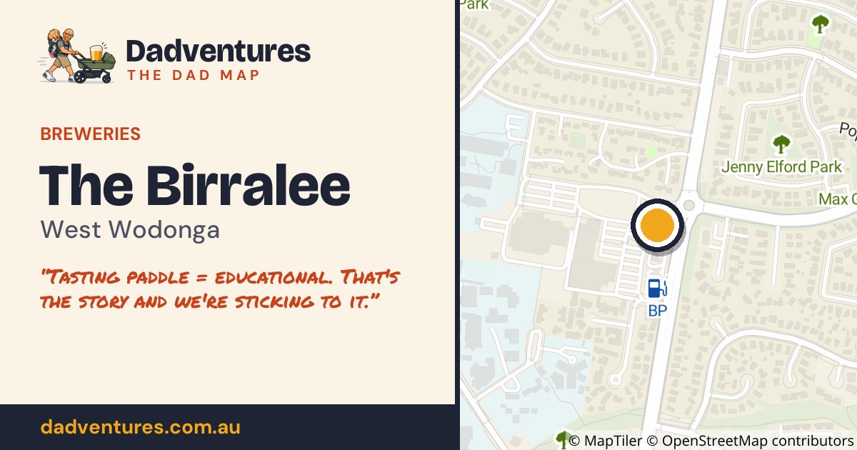 The Birralee on the Dad Map