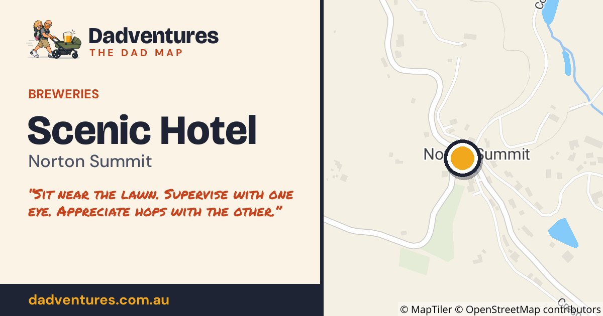 Scenic Hotel on the Dad Map