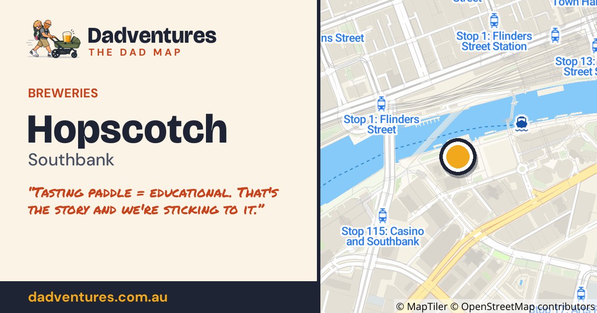 Hopscotch on the Dad Map