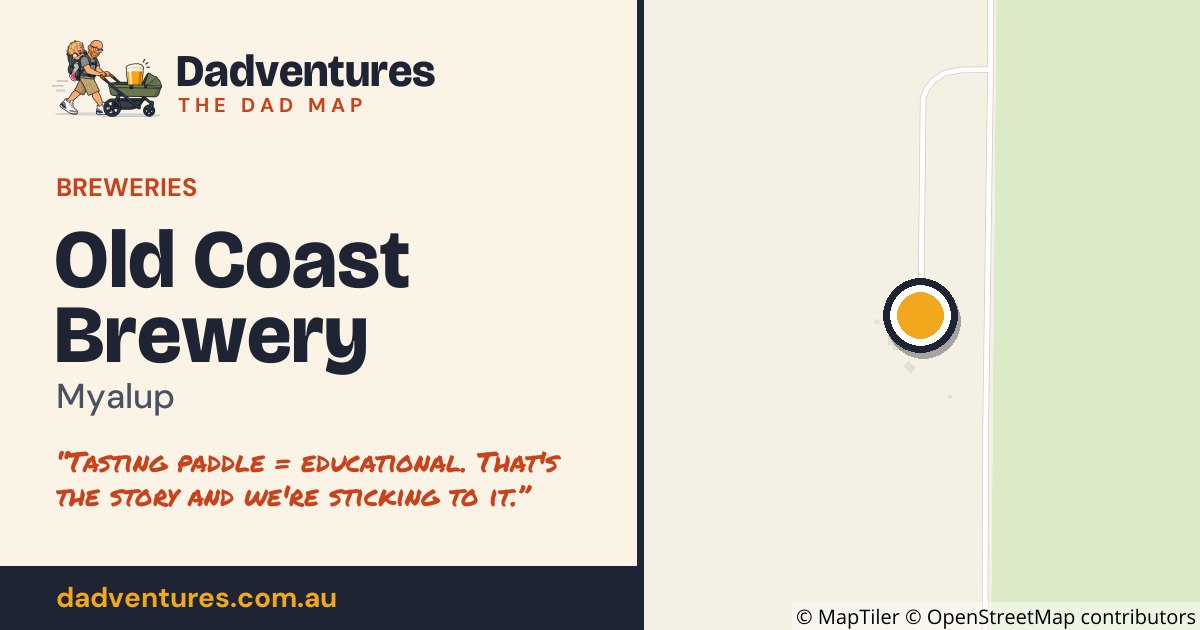Old Coast Brewery on the Dad Map