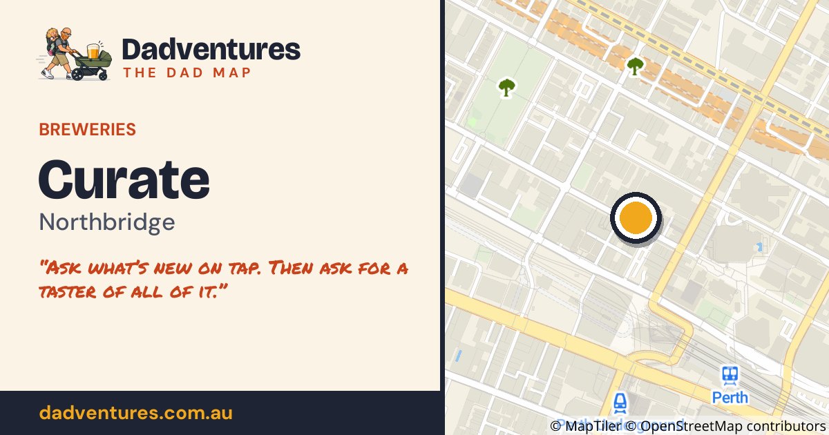 Curate on the Dad Map