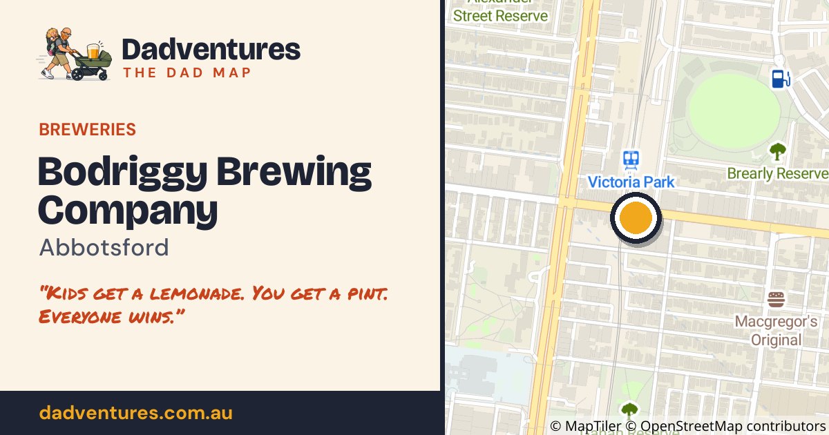 Bodriggy Brewing Company on the Dad Map
