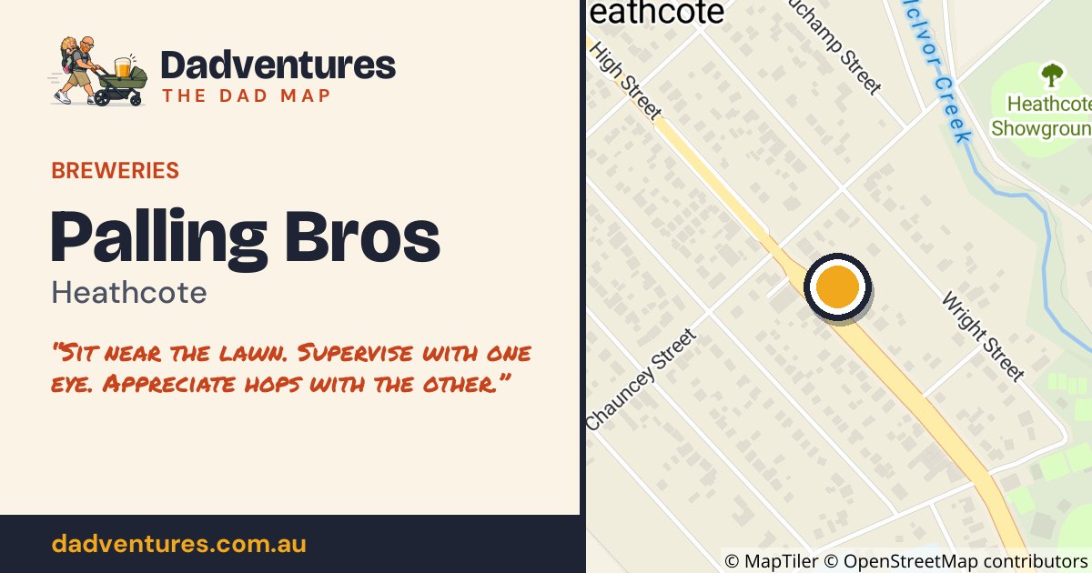 Palling Bros on the Dad Map