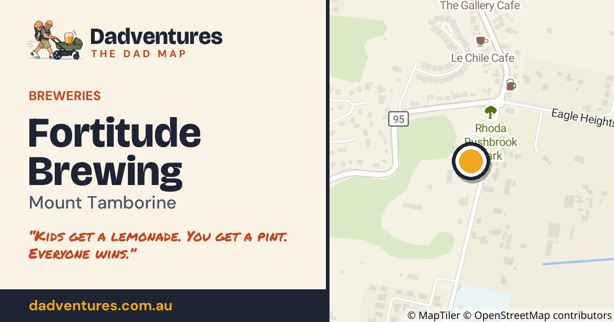 Fortitude Brewing on the Dad Map