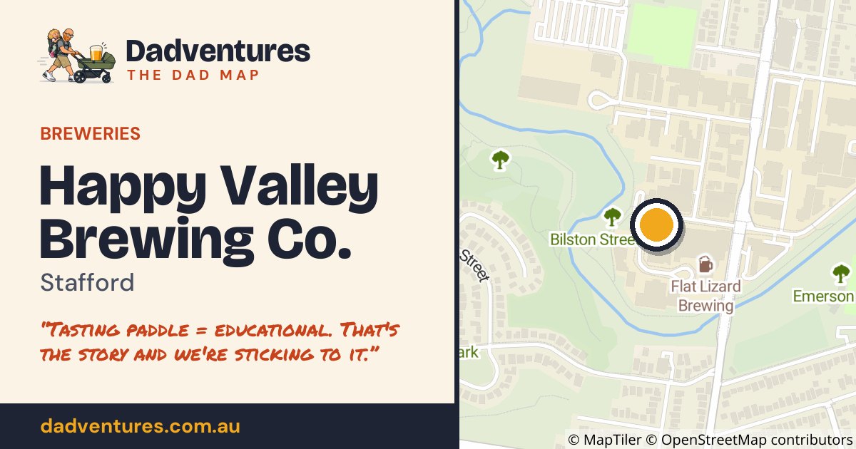 Happy Valley Brewing Co. on the Dad Map