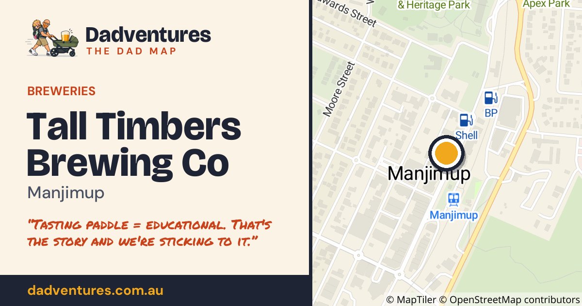 Tall Timbers Brewing Co on the Dad Map