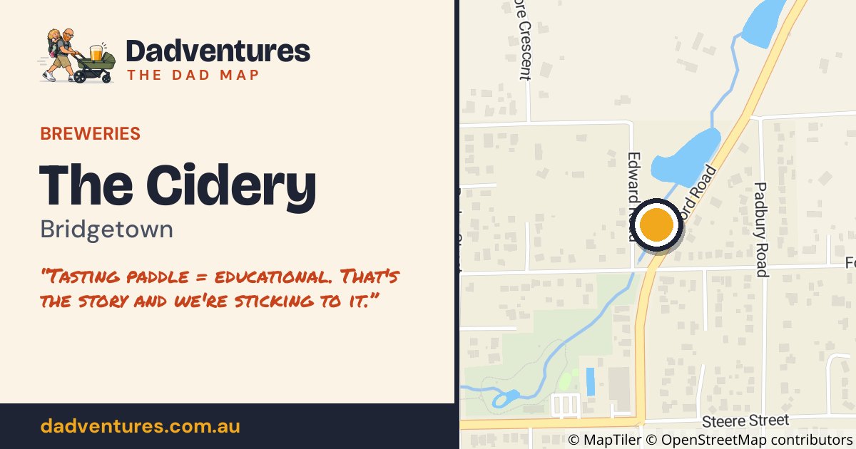 The Cidery on the Dad Map