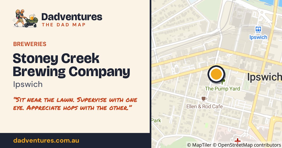 Stoney Creek Brewing Company on the Dad Map