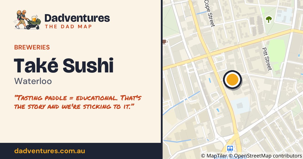 Také Sushi on the Dad Map
