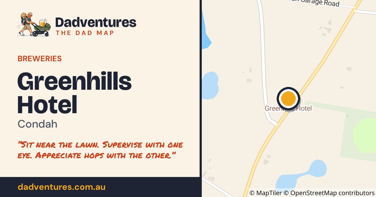 Greenhills Hotel on the Dad Map
