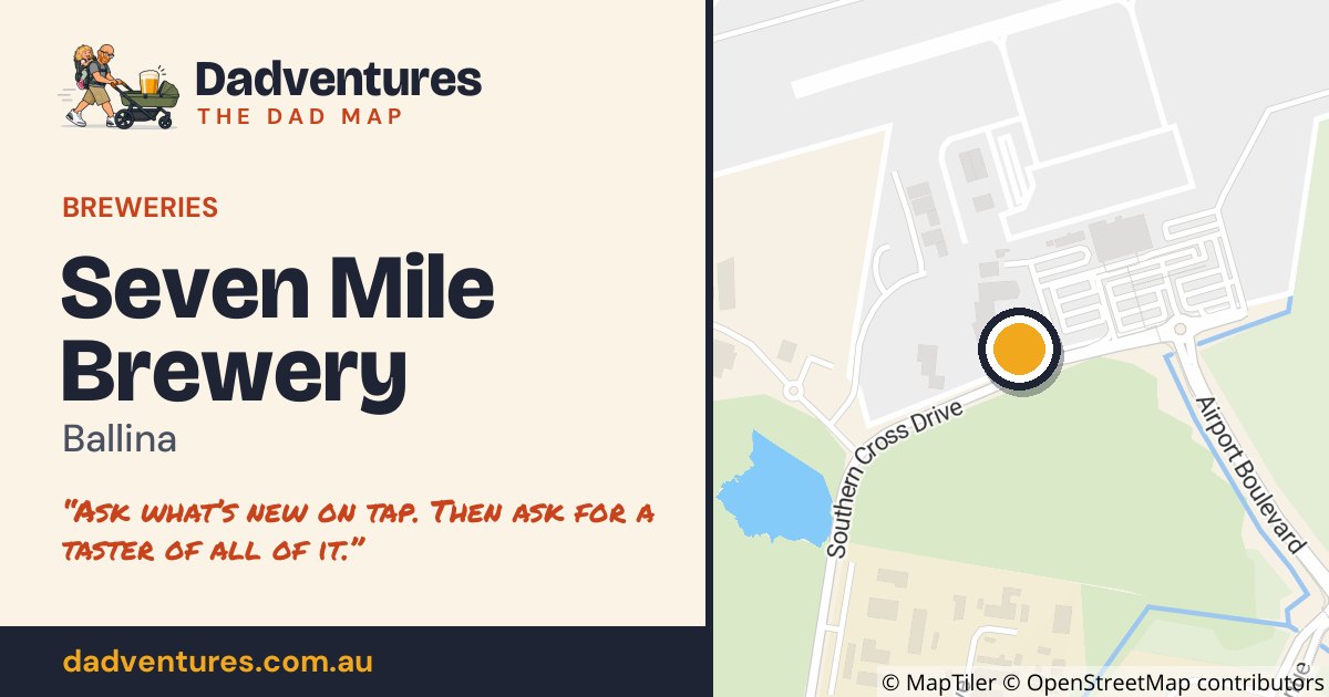 Seven Mile Brewery on the Dad Map
