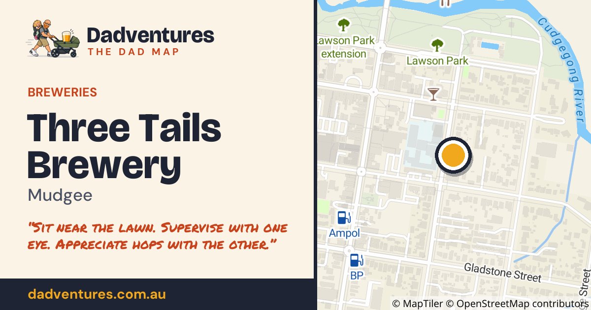 Three Tails Brewery on the Dad Map