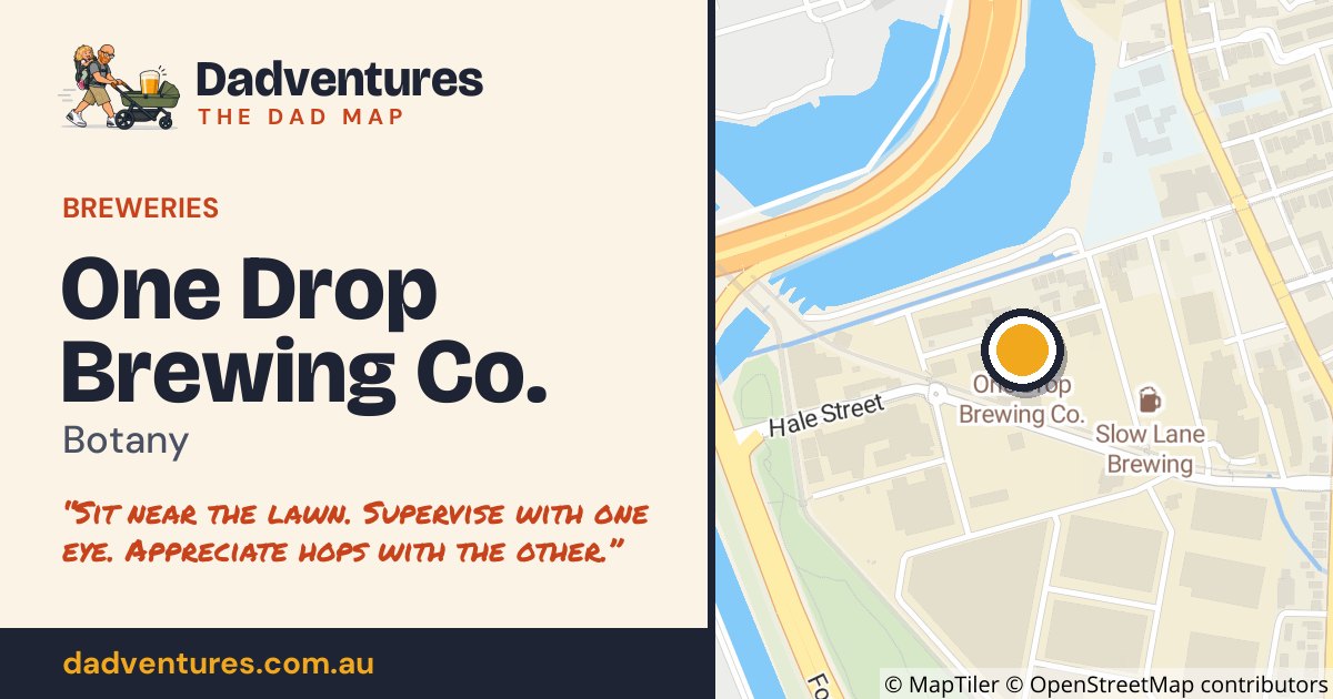 One Drop Brewing Co. on the Dad Map