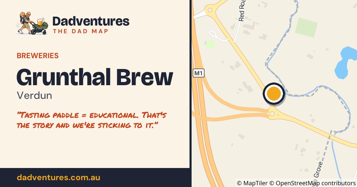 Grunthal Brew on the Dad Map
